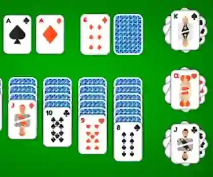 Spill Klondike Solitaire 4 Suits online