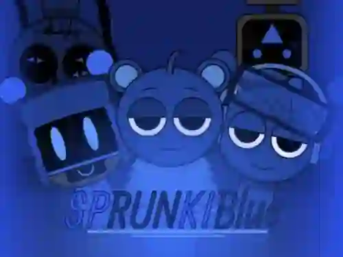 Spill Sprunki Blue Mod online