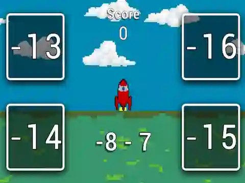 Spill Rocket Math online