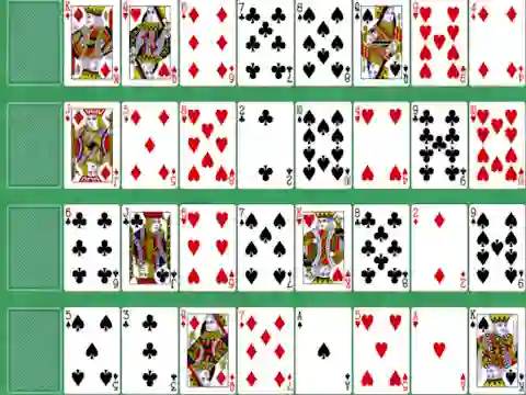 Spill Cards: Solitaire Carpet online