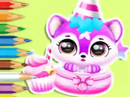 Spill Coloring Book: Baby Fluff's Birthday online