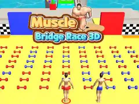 Spill Muscle Bridge Race 3D online