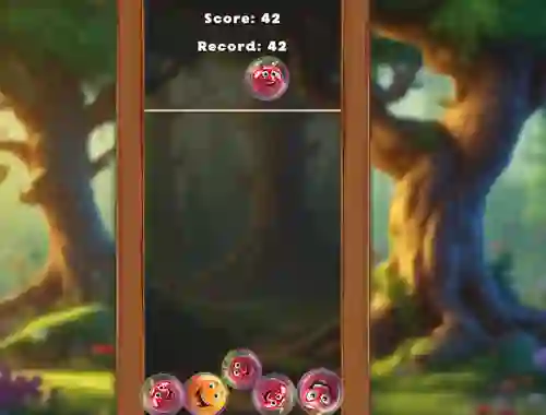 Spill Match Fruits In Bubbles! online