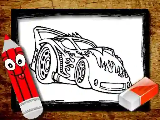 Spill Back To School Car Coloring Book online
