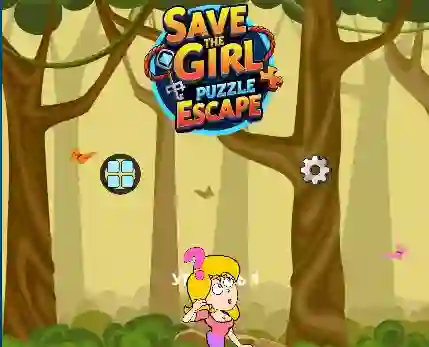 Spill Save the Girl Puzzle Escape online
