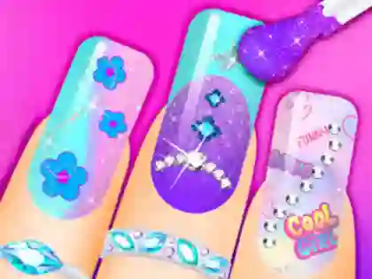 Spill Coloring Book: Nail Art online
