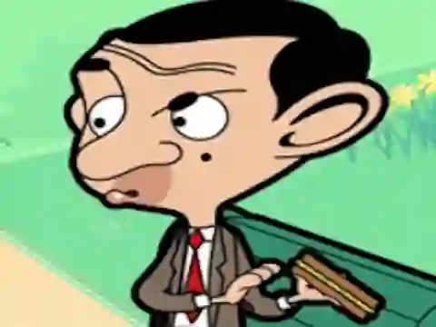 Spill Mr Bean Sliding Puzzle online