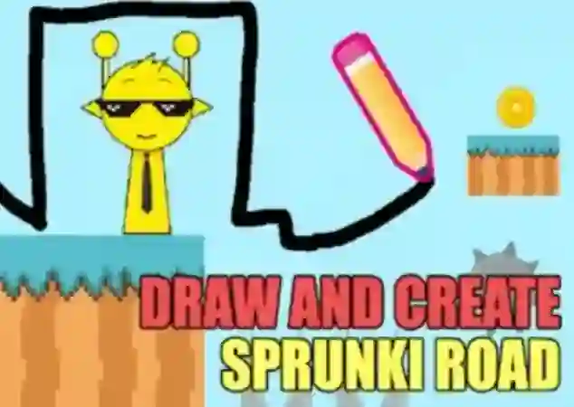 Spill Draw And Create Sprunki Road online