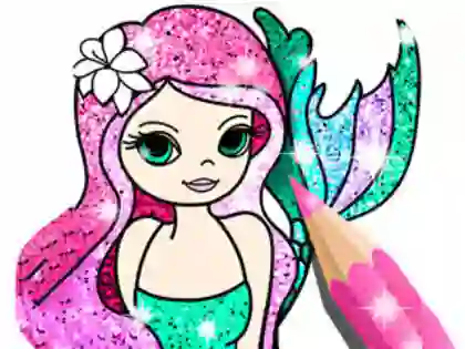 Spill Coloring Book: Little Mermaid online