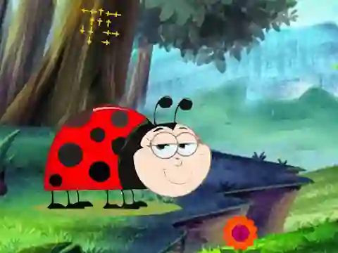 Spill Help Trapped Lady Bug online