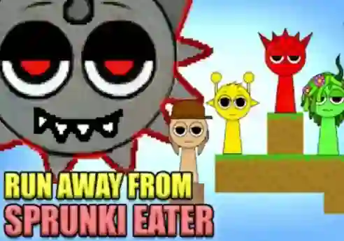 Spill Run Away From Sprunki Eater online