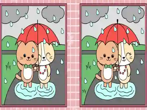 Spill Spot the Differences Cute Kittens online