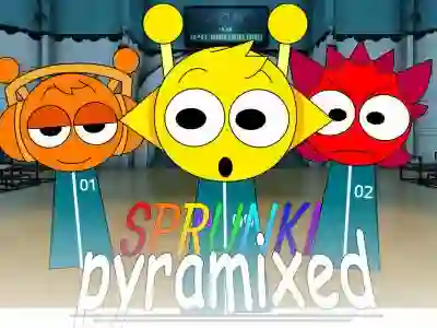Spill Sprunki Pyramixed: Squid Game online