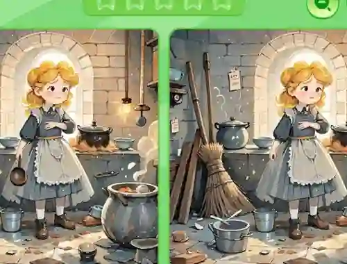 Spill Find The Differences: Cinderella online