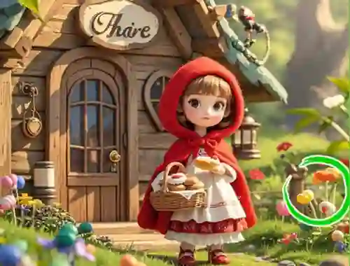 Spill Find The Differences: Granny Wolf online