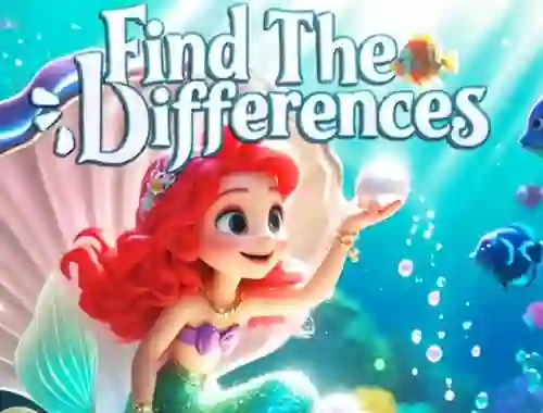 Spill Find The Differences: Little Mermaid online