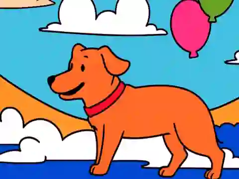 Spill Color By Code: Yellow Dog online