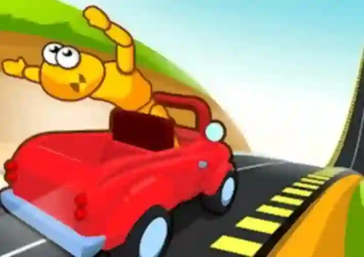 Spill Downhill Car Ride Crash Test online