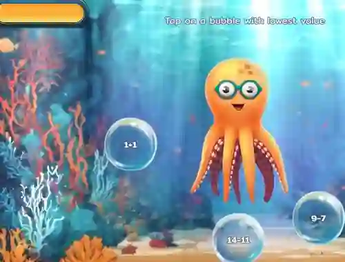 Spill Bubble Math Dive online