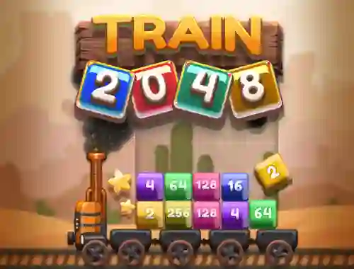 Spill Train 2048 online