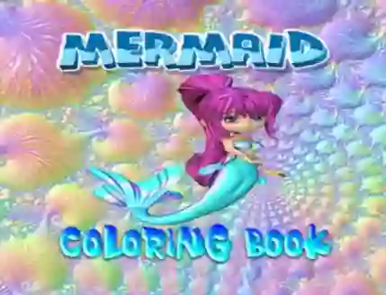 Spill Mermaid Coloring Book online