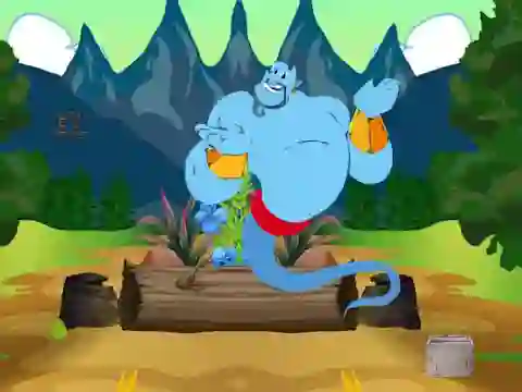 Spill Escape From Wonder Genie Land online