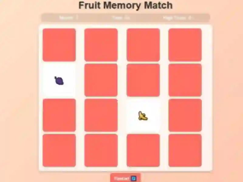 Spill Fruit Memory Match online