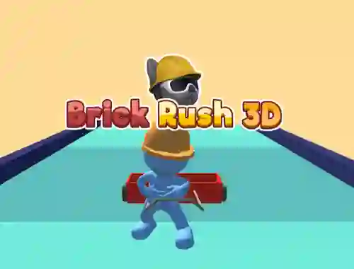 Spill Brick Rush 3D online