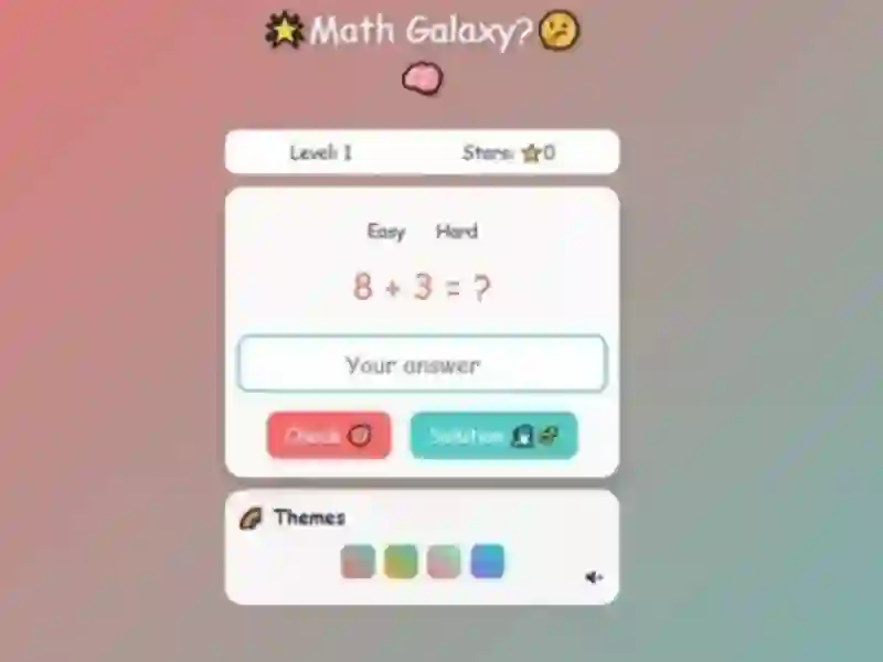 Spill Math Galaxy online
