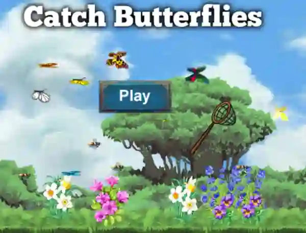 Spill Catch Butterflies online