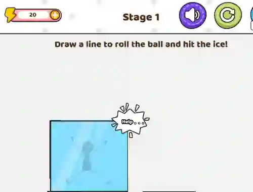 Spill Save The Stick Draw Line online