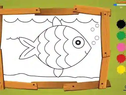 Spill Kids Colour Game online