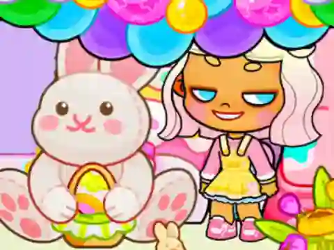 Spill Jigsaw Puzzle: Avatar World Easter Party online