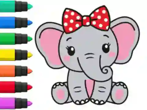 Spill Coloring Book: Elephant online