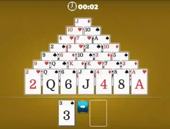 Spill Pyramid Solitaire online
