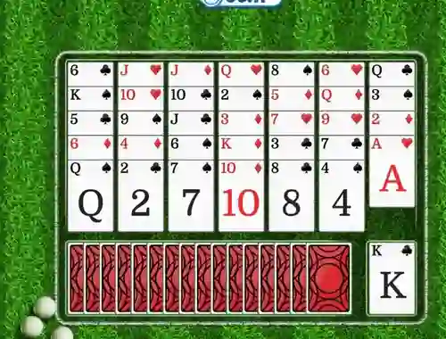 Spill Golf Solitaire online