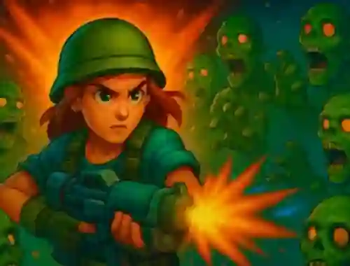 Spill Zombie Auto Defense online