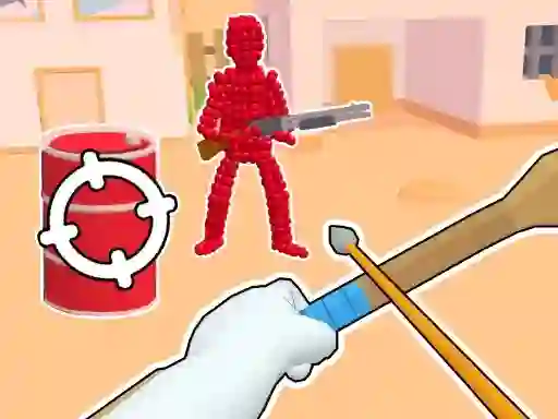 Spill Stickman Archer: Shooting Arrows at Reds online