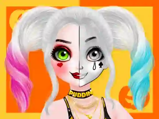 Spill Princess Halloween Makeup Halffaces Tutorial online