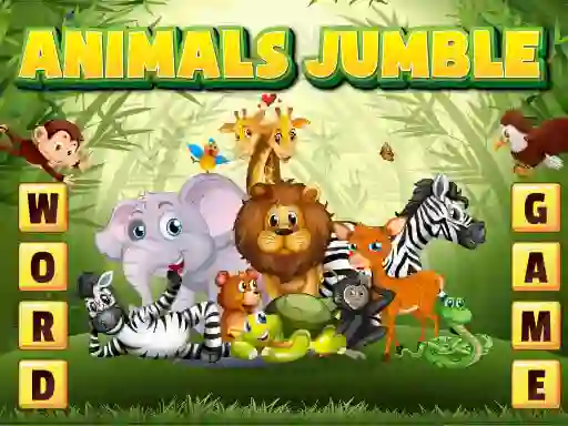 Spill Animals Jumble online