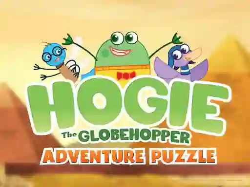 Spill Hogie The Globehoppper Adventure Puzzle online