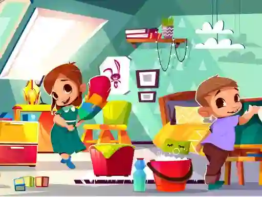 Spill Kindergarten Spot The Differences online