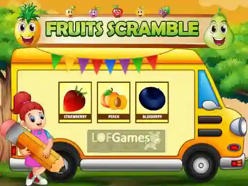 Spill Fruits Scramble online