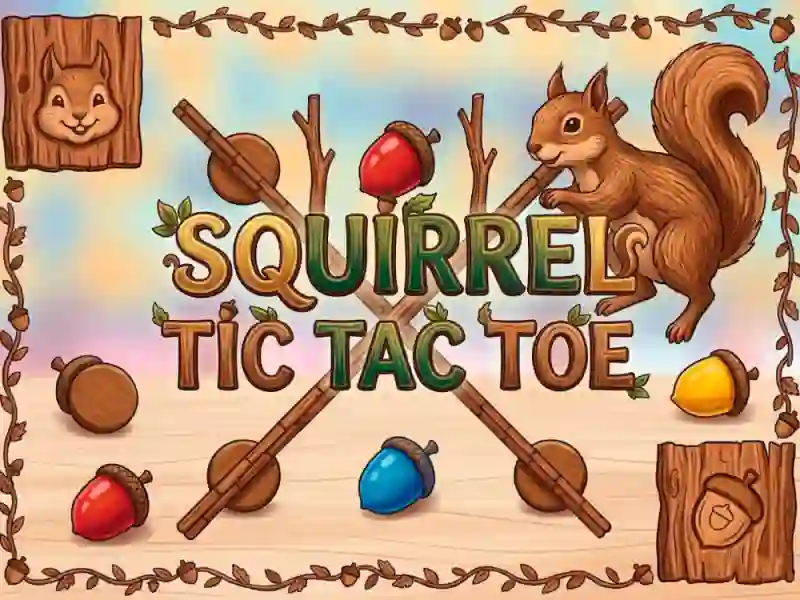 Spill Squirrel Tic Tac Toe online