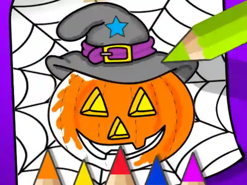 Spill Halloween Coloring Book online