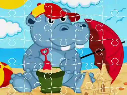 Spill Hippo Jigsaw online
