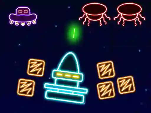 Spill Neon Invaders online