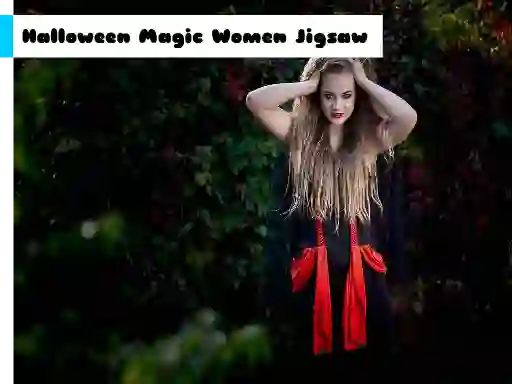 Spill Halloween Magic Women Jigsaw online