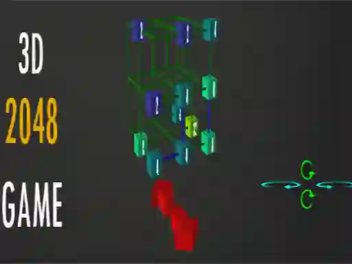 Spill 2048 - 3D online