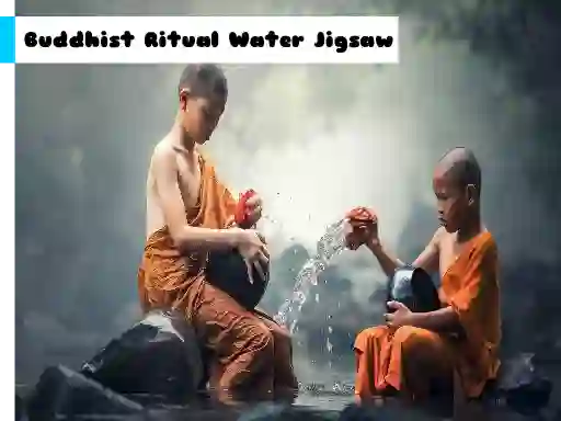 Spill Buddhist Ritual Water Jigsaw online
